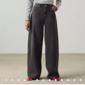 Levi's Black Wide Leg Jeans